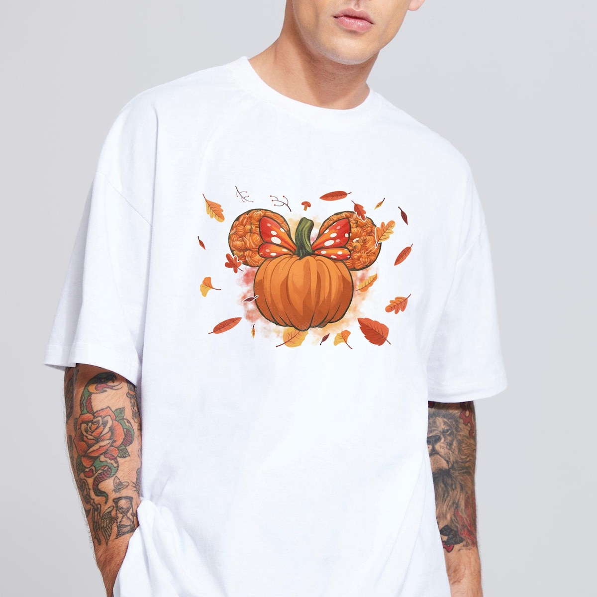 Fall Minnie Ear Halloween Shirt 4 1