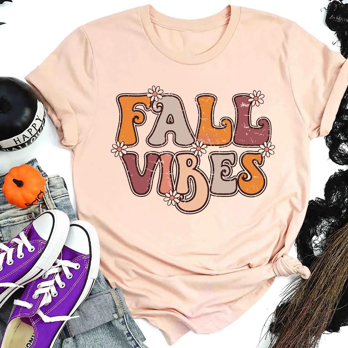 Fall Vibes Halloween Shirt 3