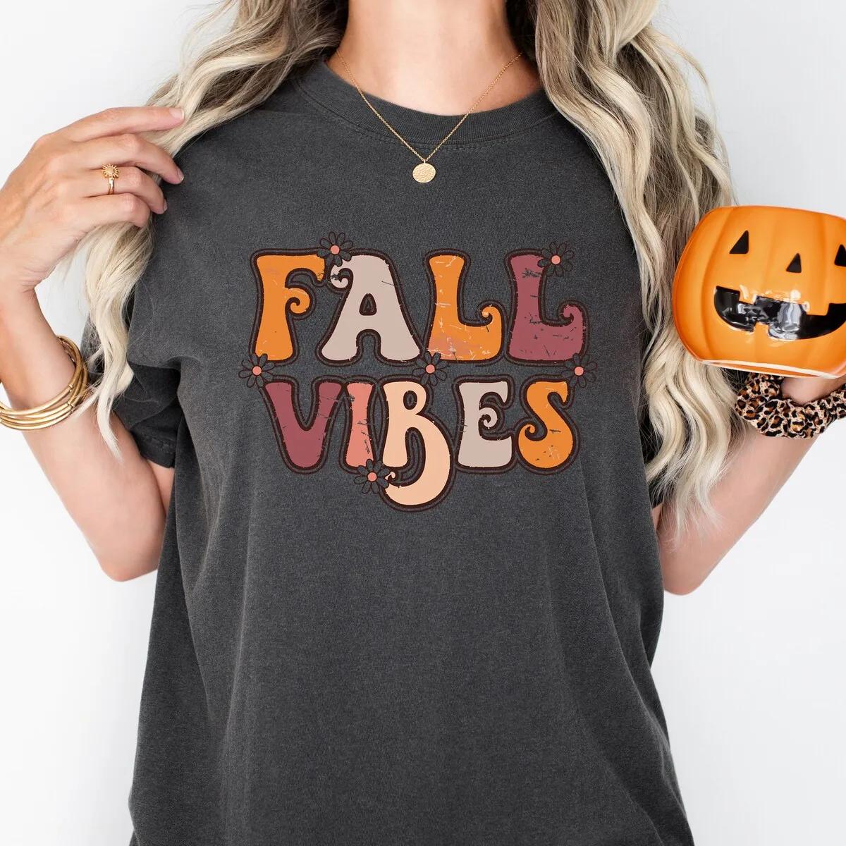 Fall Vibes Halloween Shirt 4