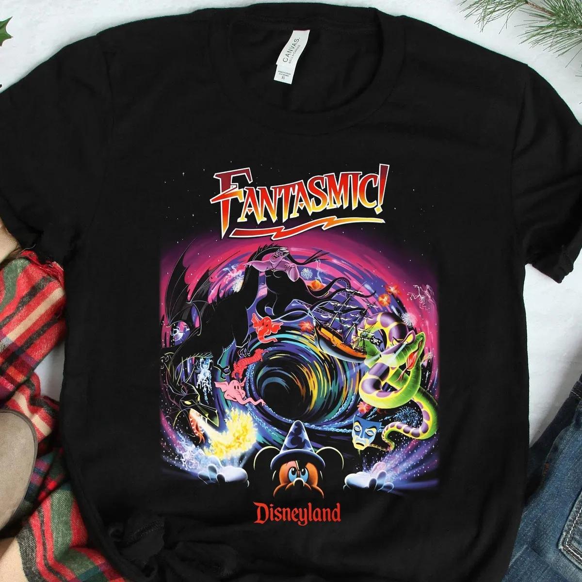 Fantasmic Maleficent Dragon Ursula Sorcerer Mickey Shirt 1