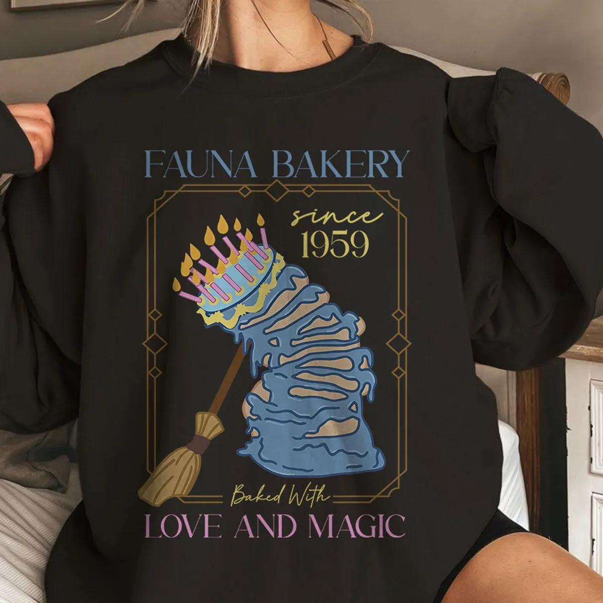 Fauna Bakery 1959 Baked With Love And Magic Sleeping Beauty Shirt 2 1