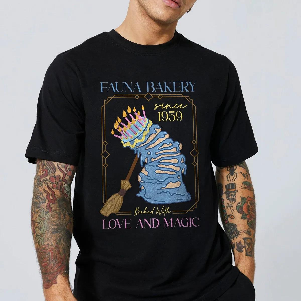 Fauna Bakery 1959 Baked With Love And Magic Sleeping Beauty Shirt 5 1