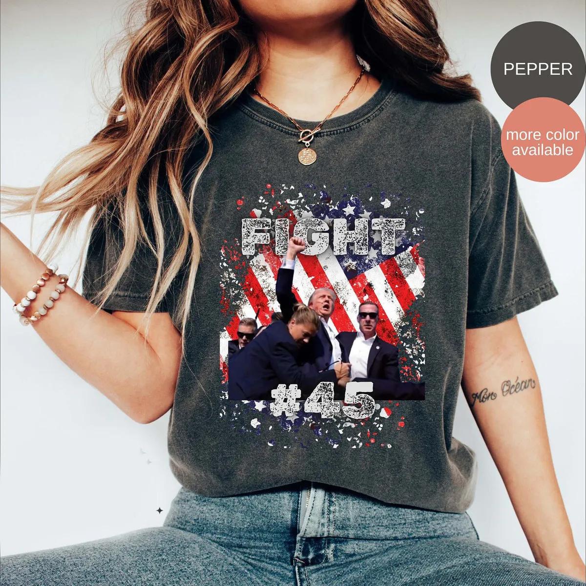 Fight Trump Shirt Trump Support Tee 2 1