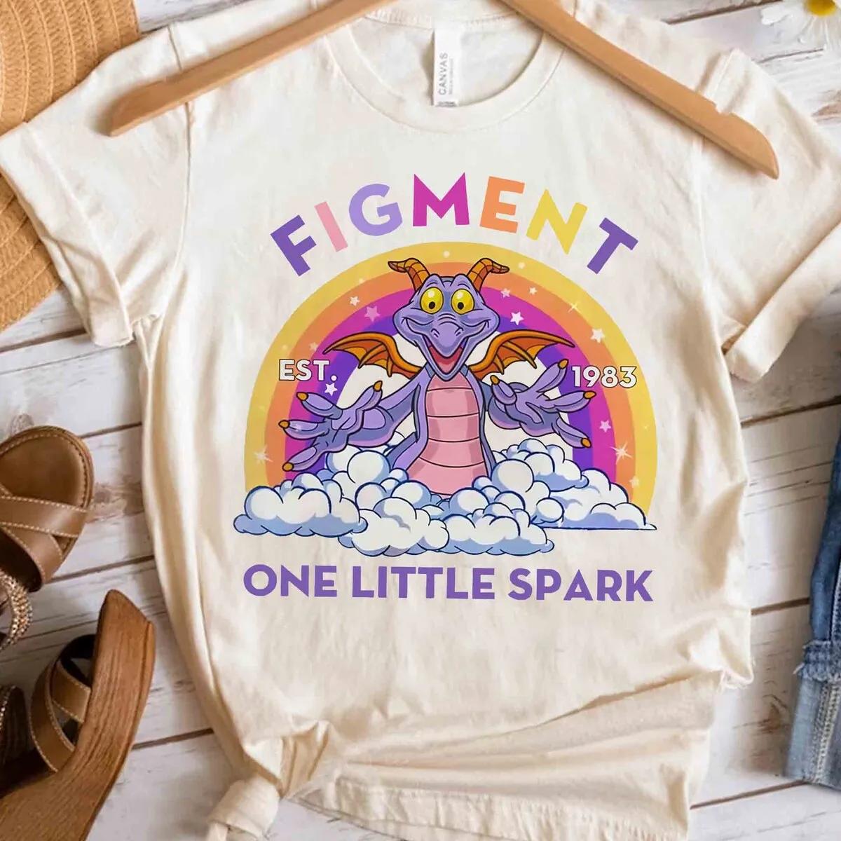 Figment One Little Spark Disney Epcot Snack Drinking Around The World Shirt 1