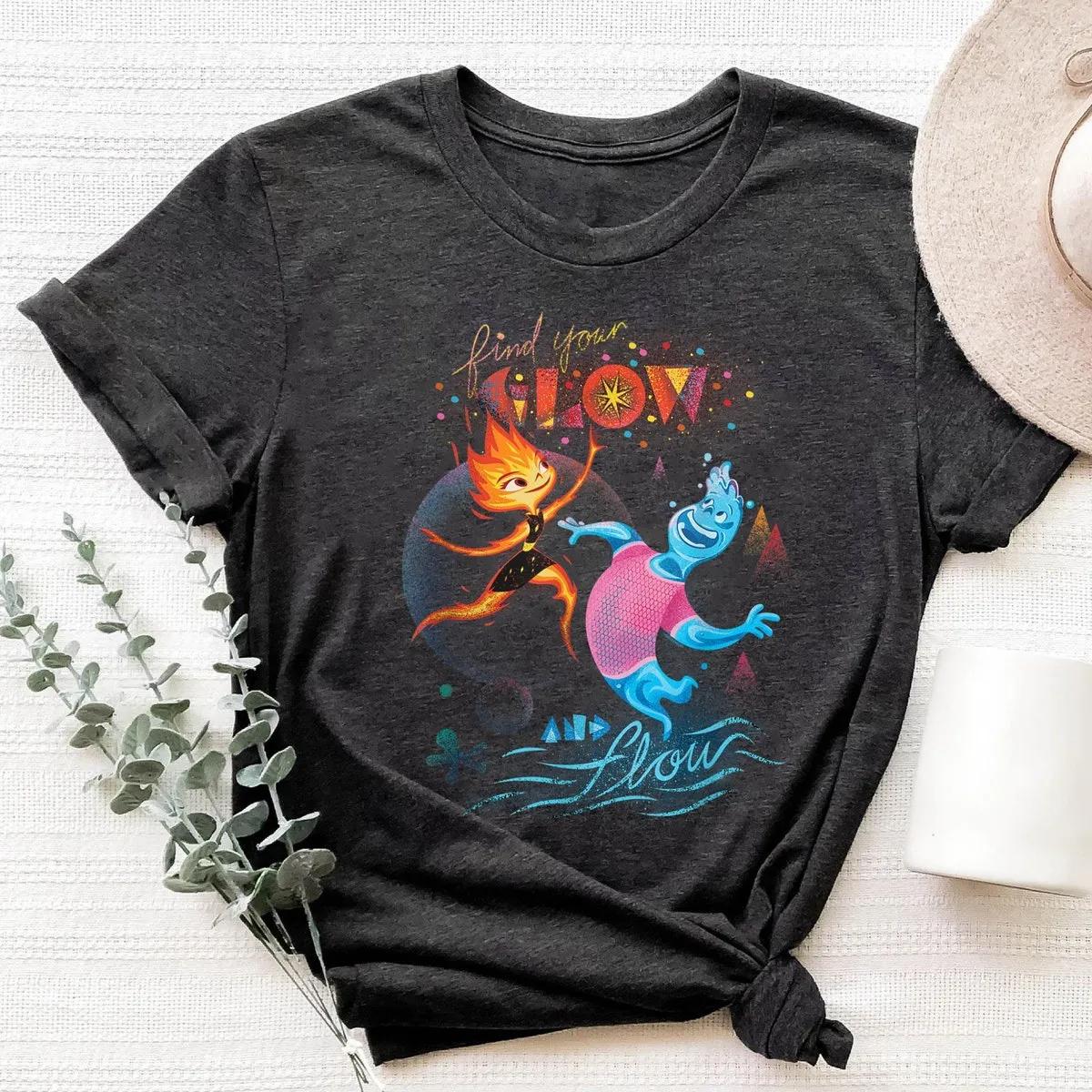 Find Your Glow and Flow Disney Shirt Elemental 2024 Tee 3 1