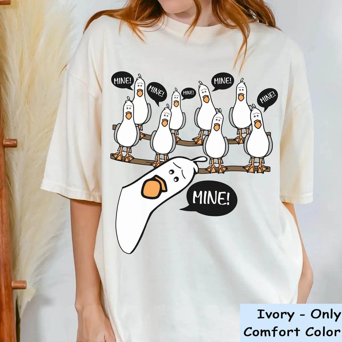 Finding Nemo Seagull Mine Mine Mine Shirt 2