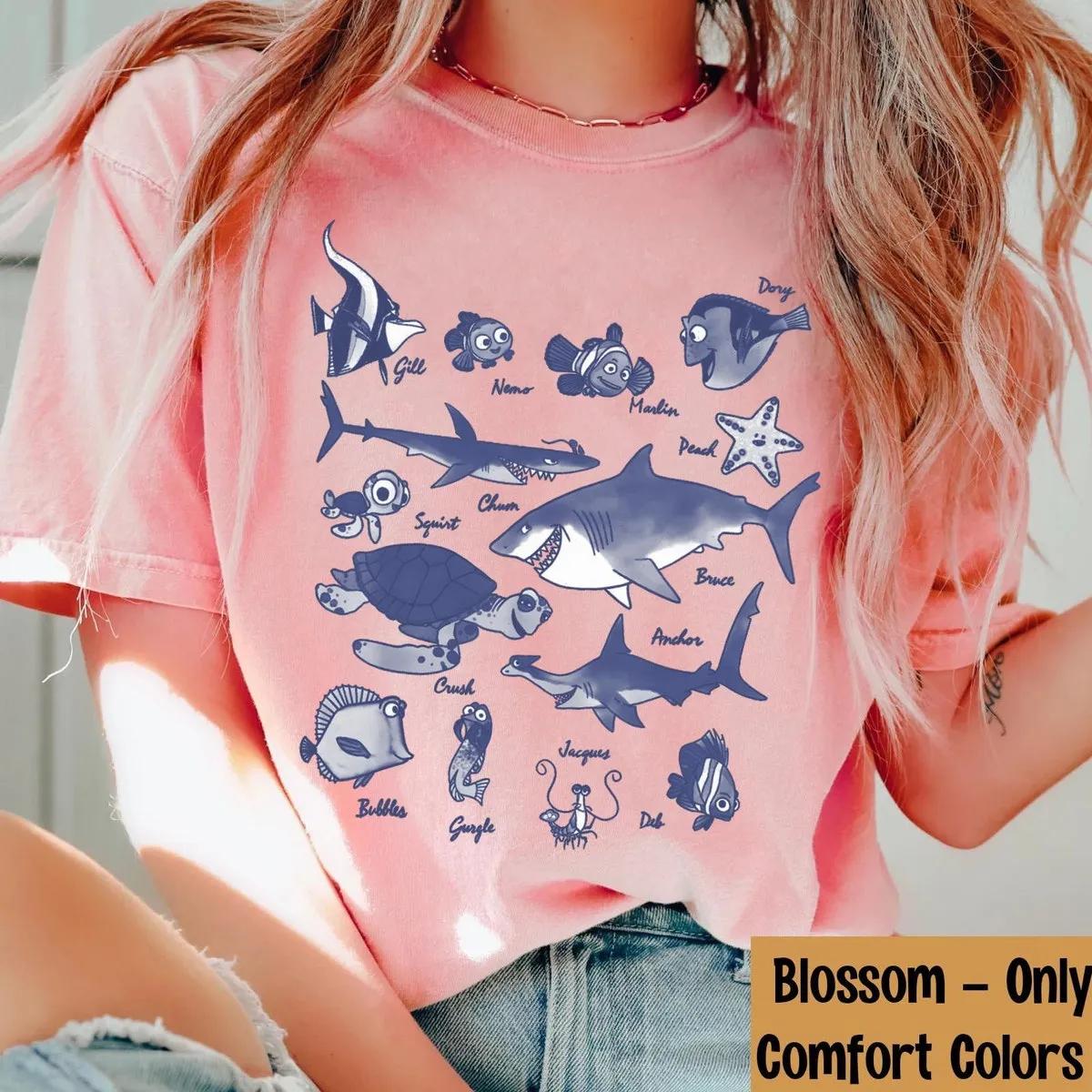 Finding Nemo Textbook Sketches Shirt 3