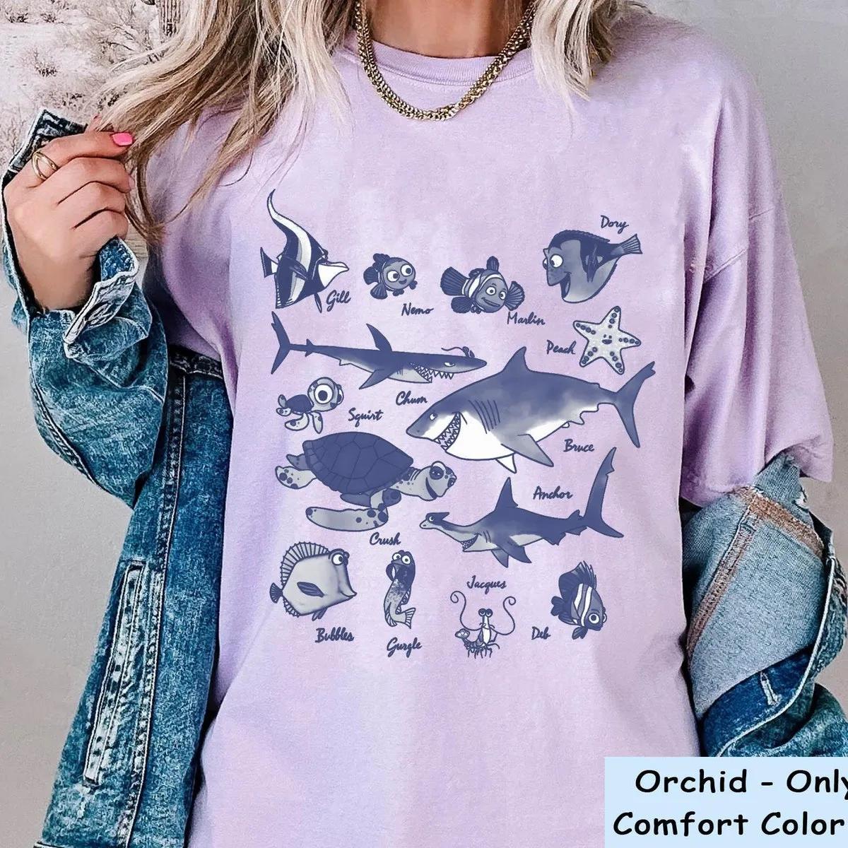 Finding Nemo Textbook Sketches Shirt 5