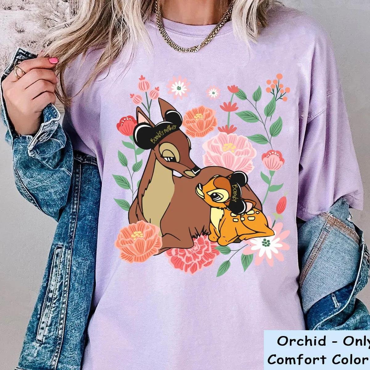 Floral Bambi And Mother Best Mom Ever Shirt 6