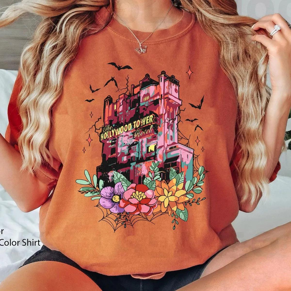 Floral Flower Hollywood Tower Hotel Shirt 2