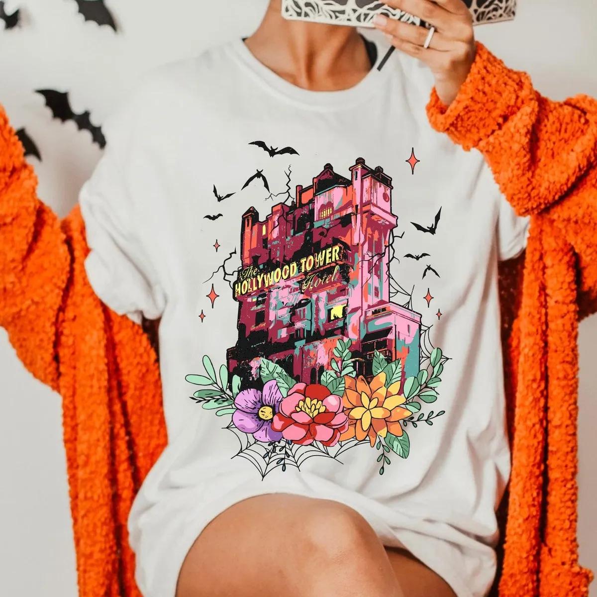 Floral Flower Hollywood Tower Hotel Shirt 3