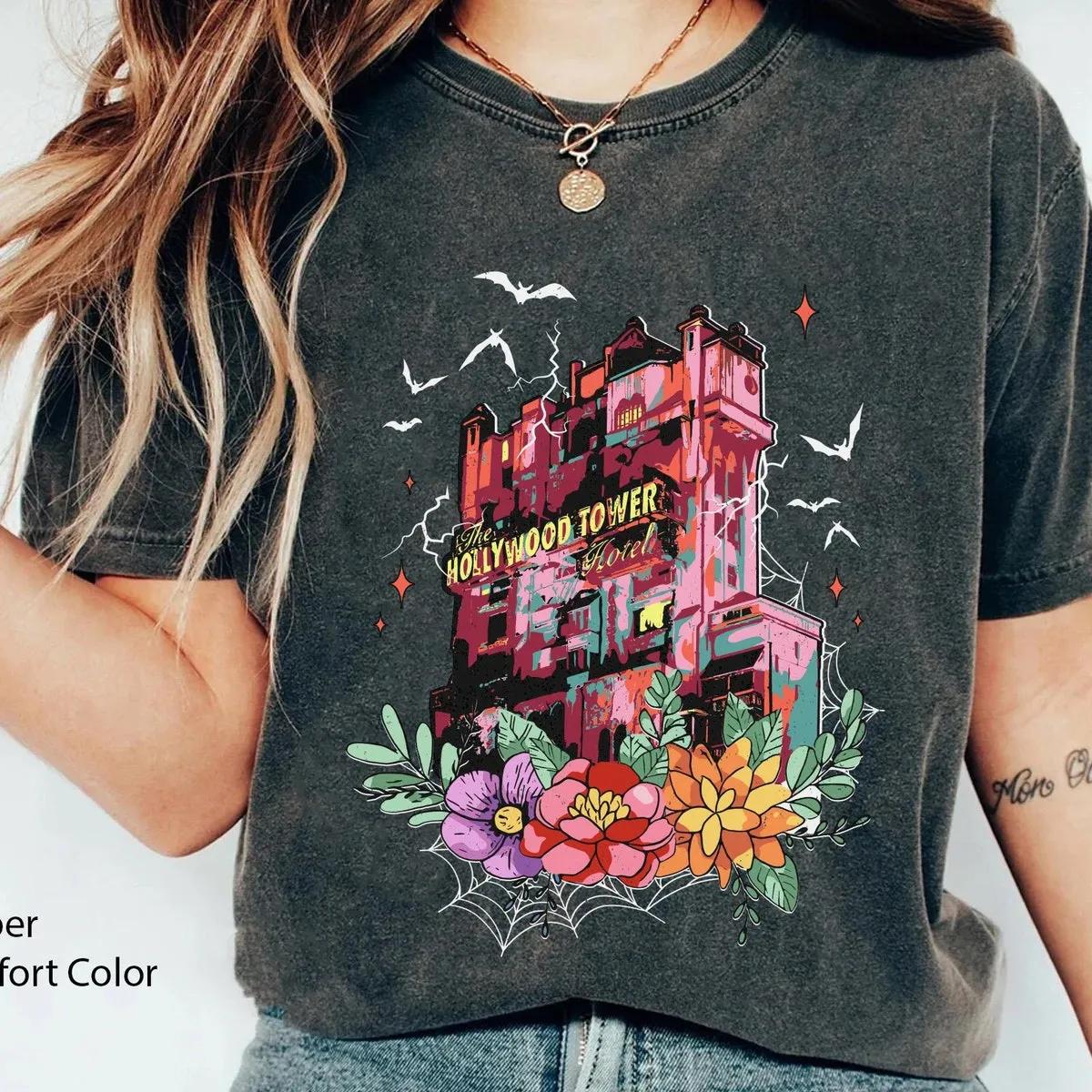 Floral Flower Hollywood Tower Hotel Shirt 4