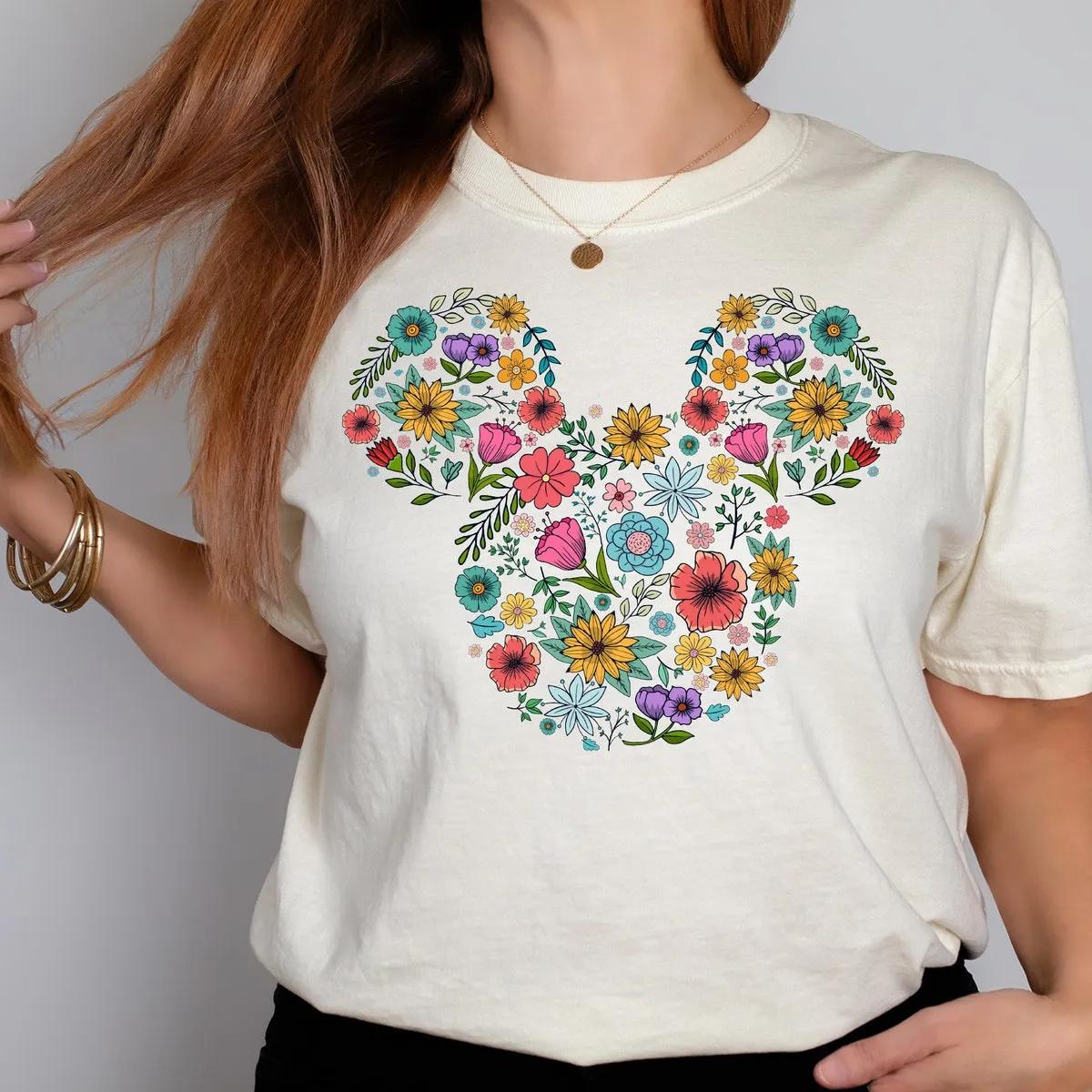 Flower Mickey Shirt Disney Garden Festival Tee 3 1