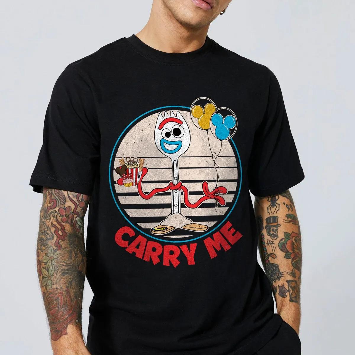 Forky Carry Me Vintage Retro Toy Story Shirt 2