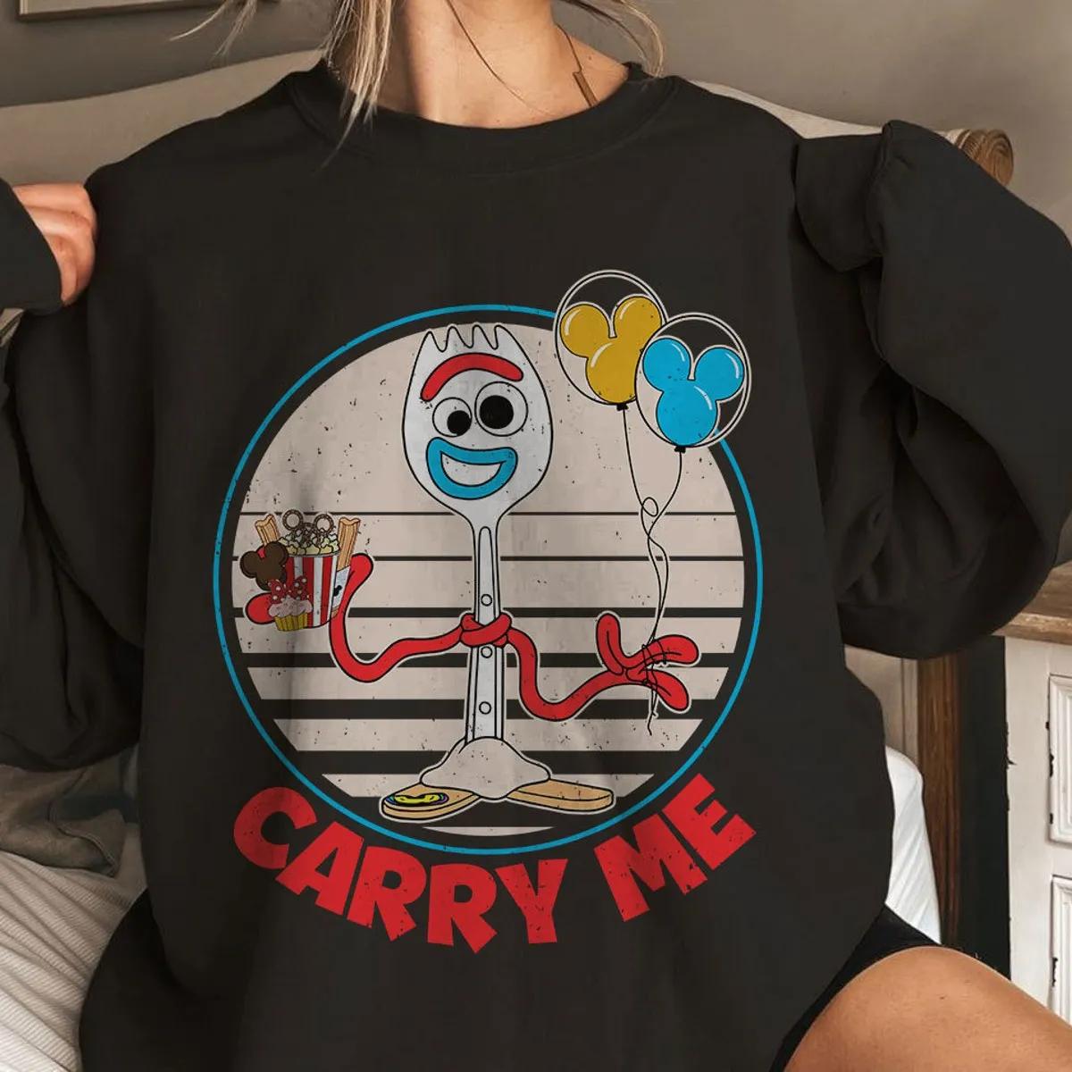 Forky Carry Me Vintage Retro Toy Story Shirt 4