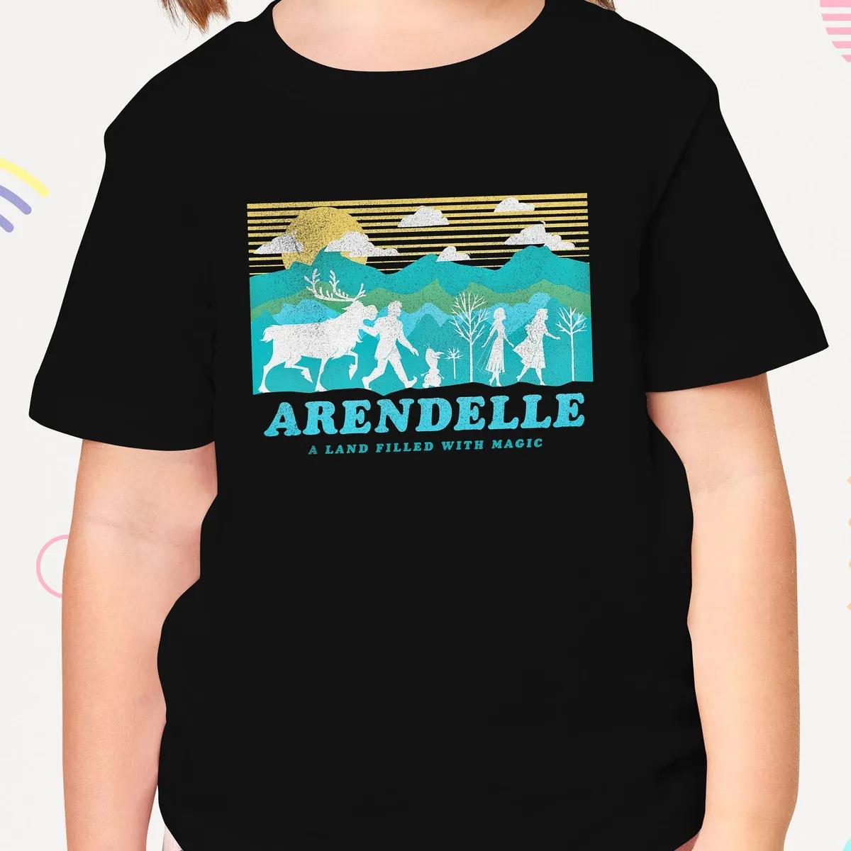 Frozen 2 Arendelle Group Silhouette Disney Shirt 5 1