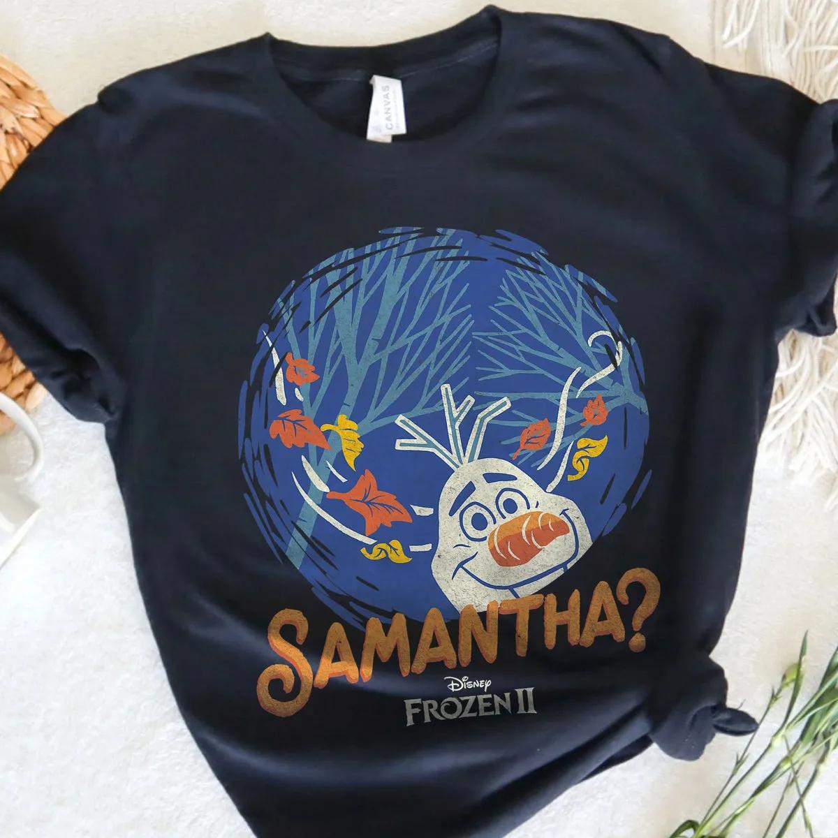 Frozen 2 Olaf Samantha Circle Portrait Shirt 3