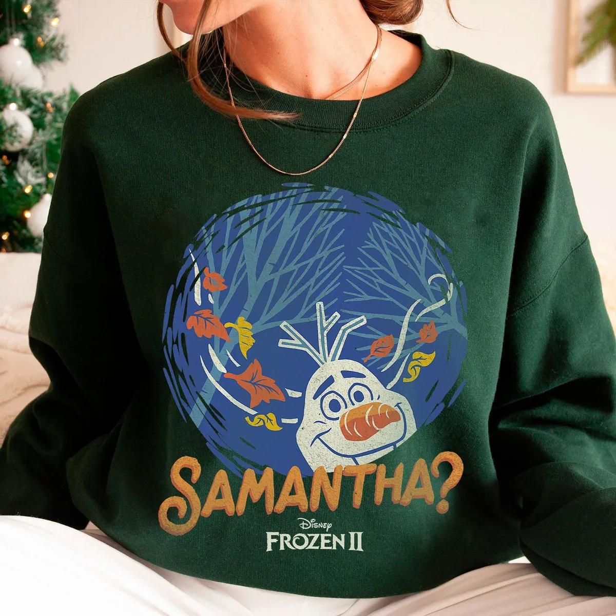 Frozen 2 Olaf Samantha Circle Portrait Shirt 4