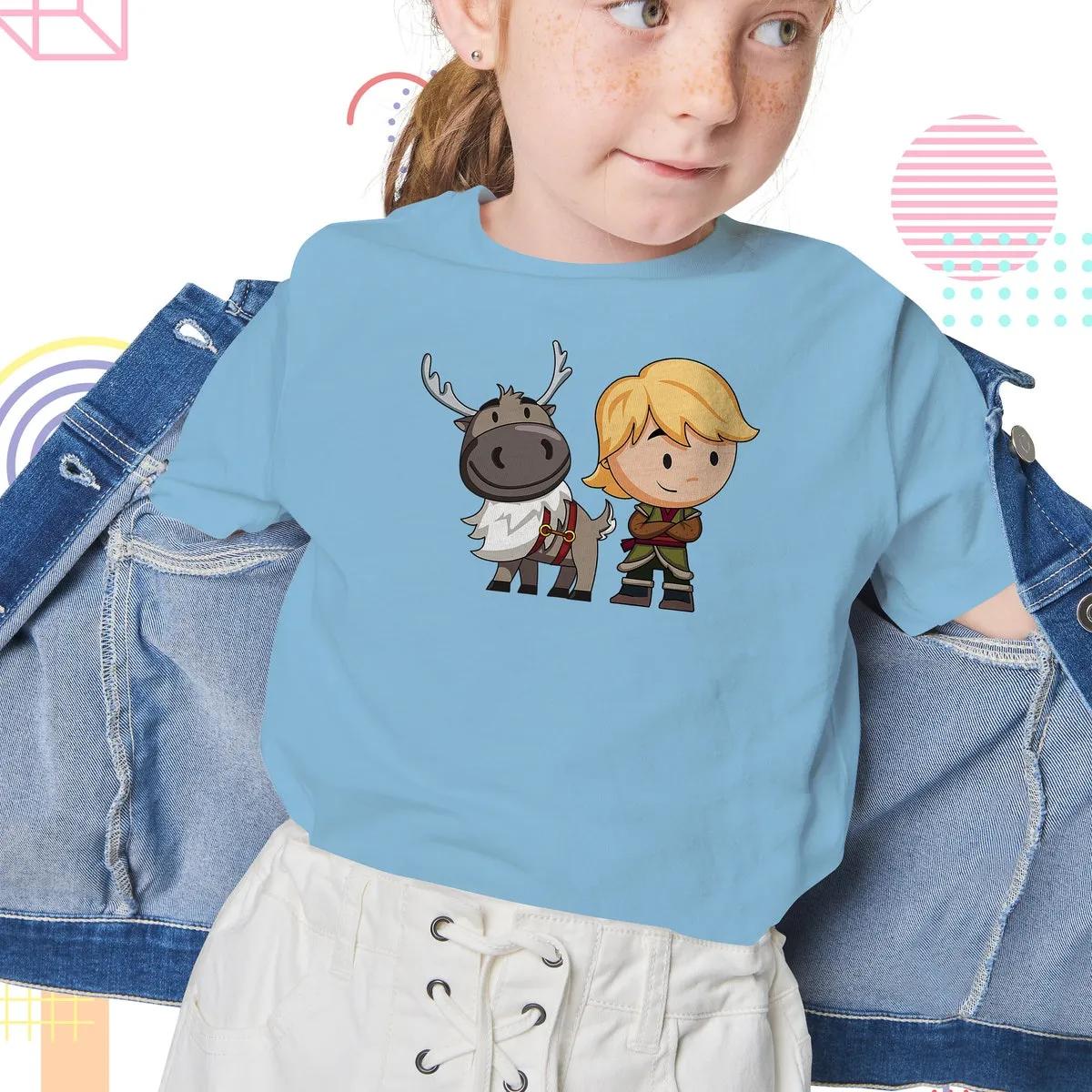 Frozen 2 Sven and Kristoff Chibi Art Shirt 4