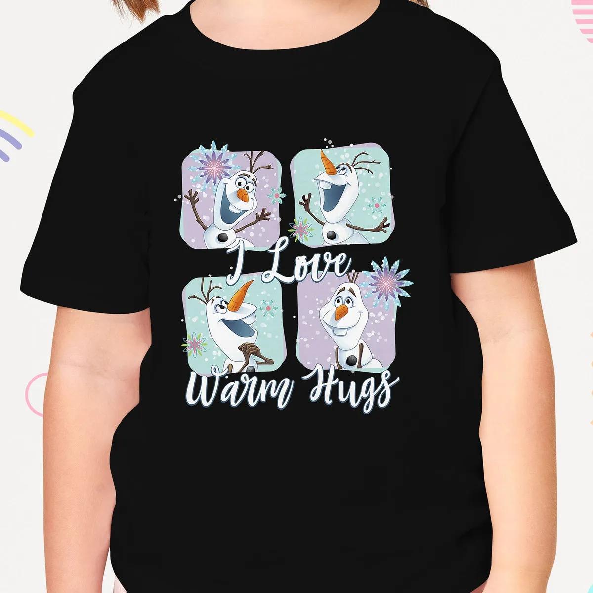 Frozen Olaf Love Warm Hugs Disney Shirt 5 1