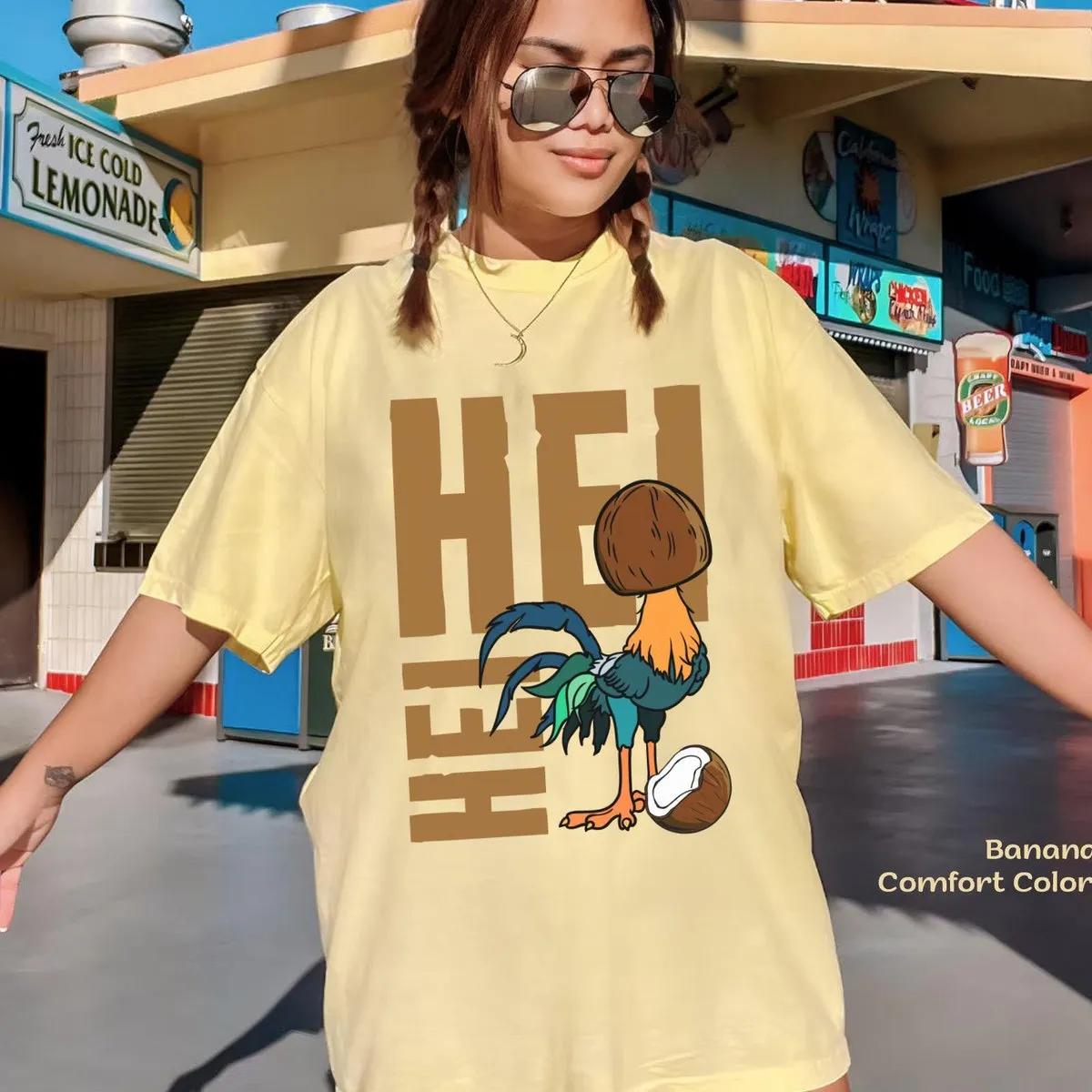 Funny Hei Hei Chicken Shirt Disney Moana Tee 5 1