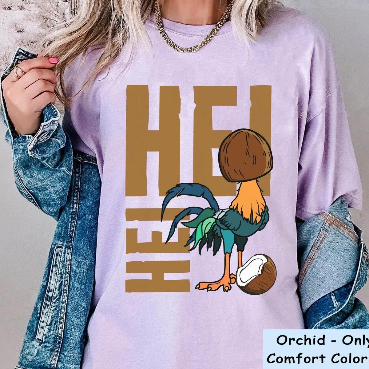 Funny Hei Hei Chicken Shirt Disney Moana Tee 6 1