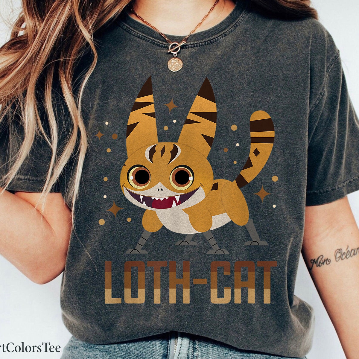 Galaxy of Creatures Galactic Pals Happy Loth Cat Shirt 1 1