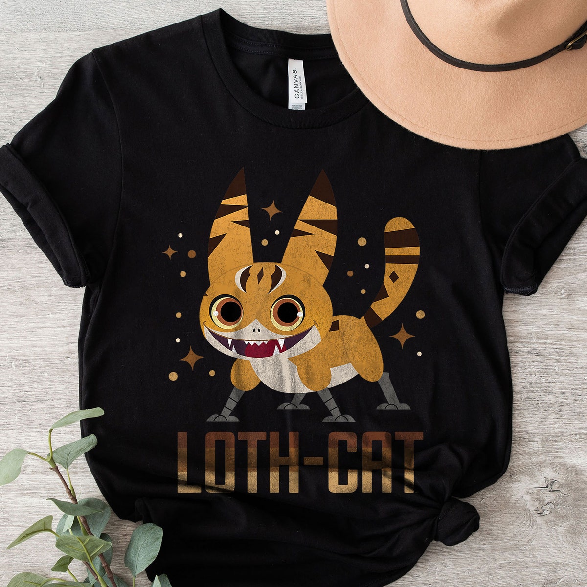 Galaxy of Creatures Galactic Pals Happy Loth Cat Shirt 4 1