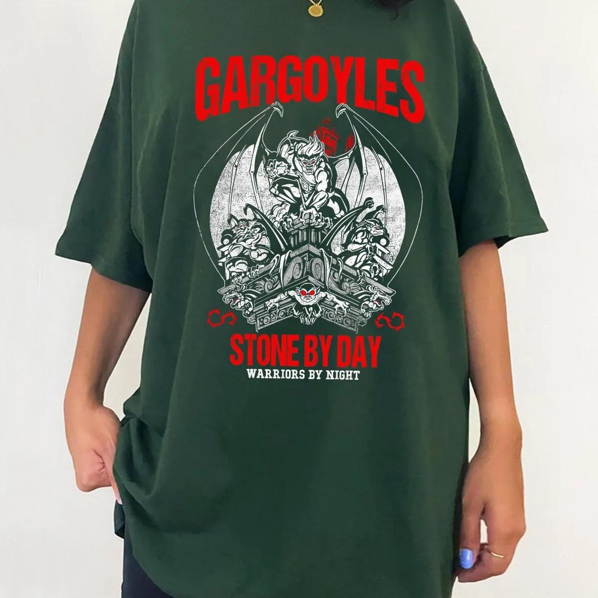 Gargoyles Goliath Stone By Day Warriors By Night Shirt 1