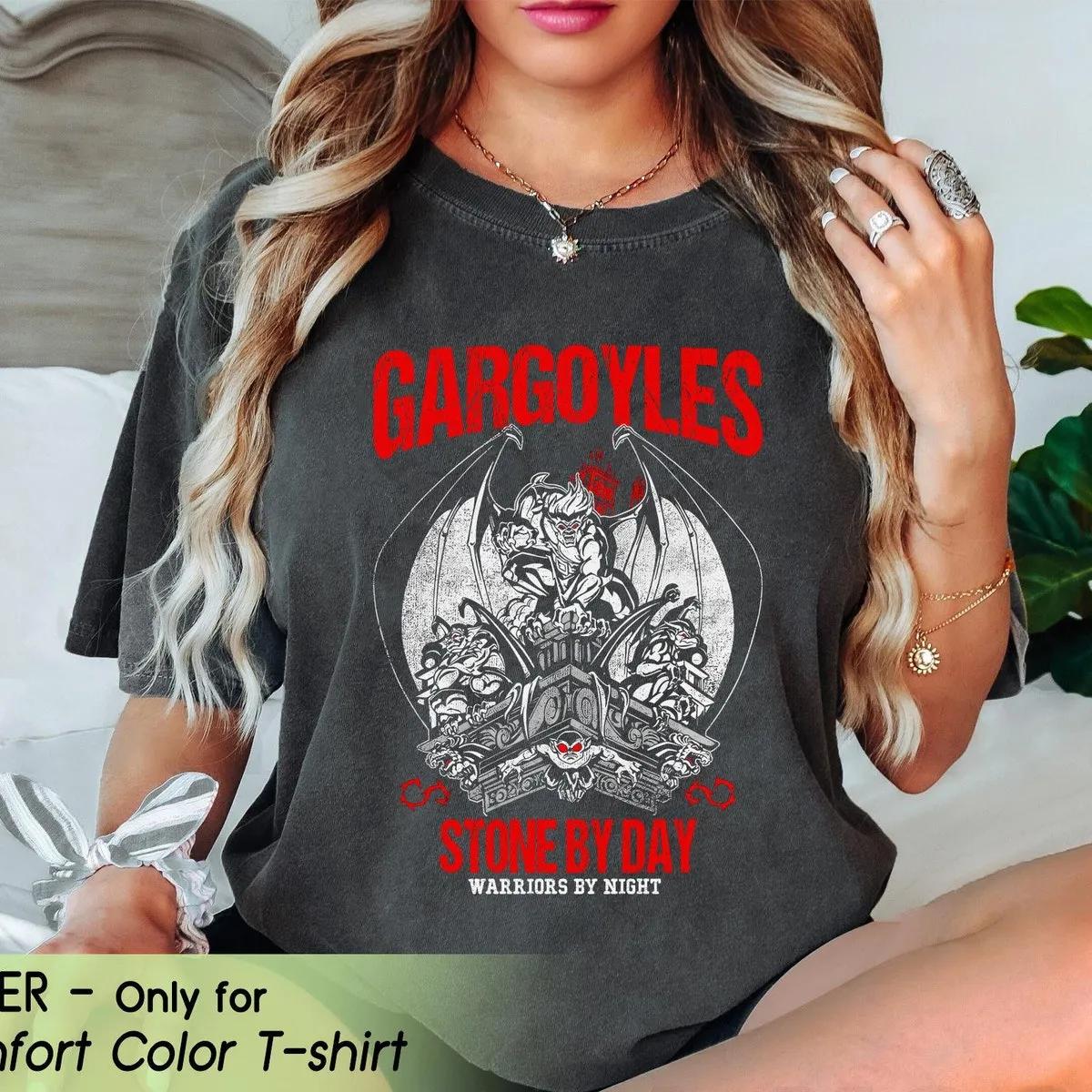 Gargoyles Goliath Stone By Day Warriors By Night Shirt 5