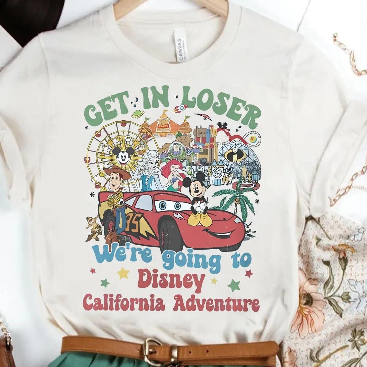 Get In Loser WeRe Going To Disney California Adventure Shirt 3