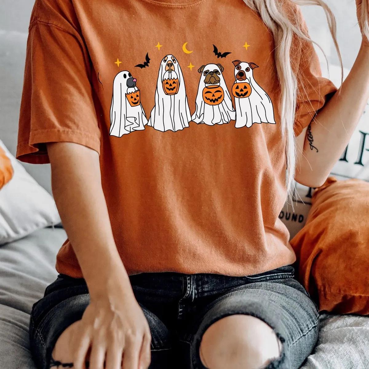 Ghost Dog Halloween Shirt 1