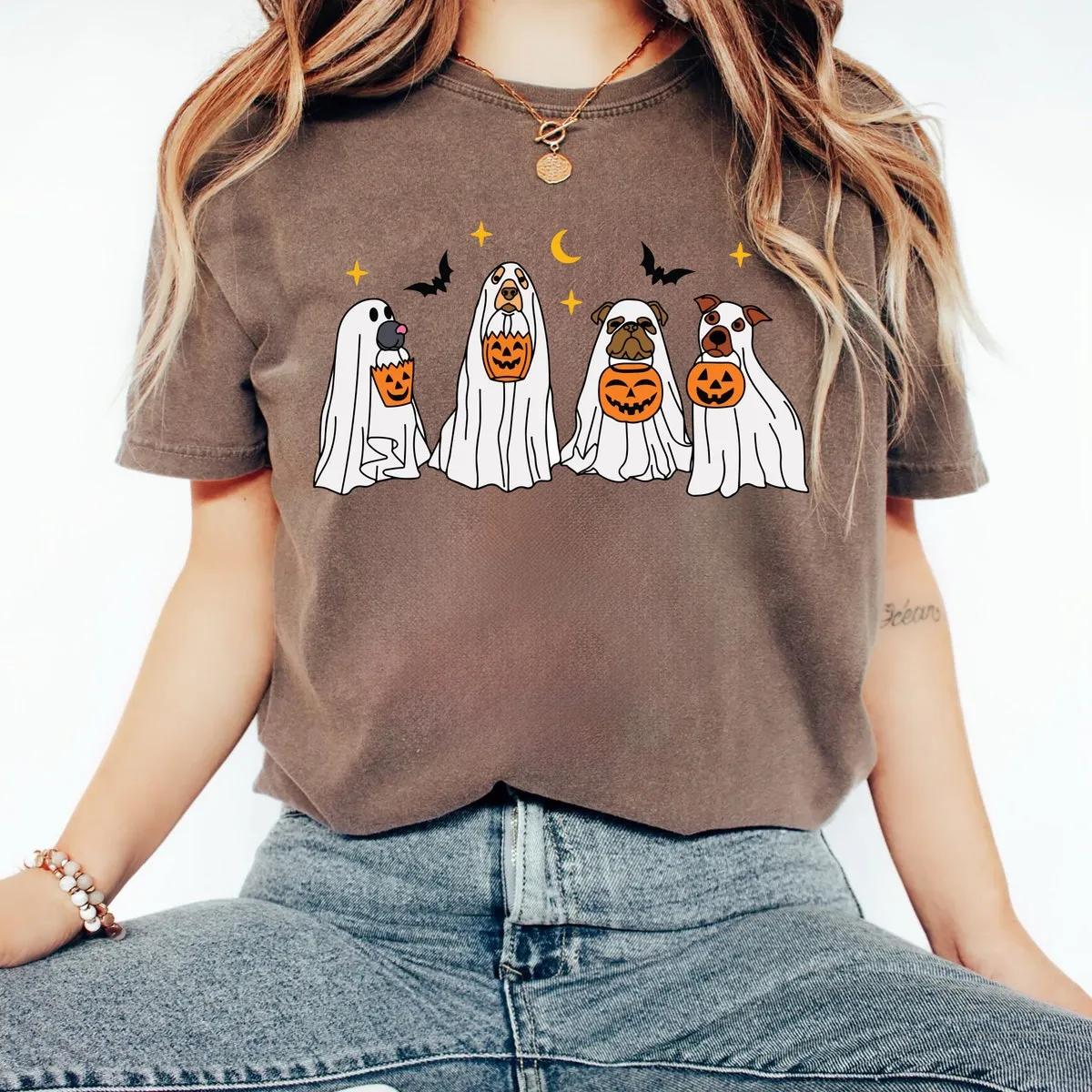 Ghost Dog Halloween Shirt 2