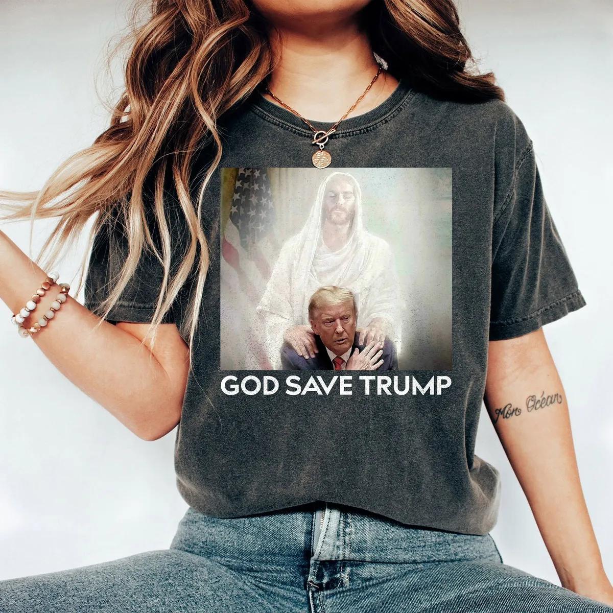 God Save Trump Shirt Fight Trump Tee 1 1