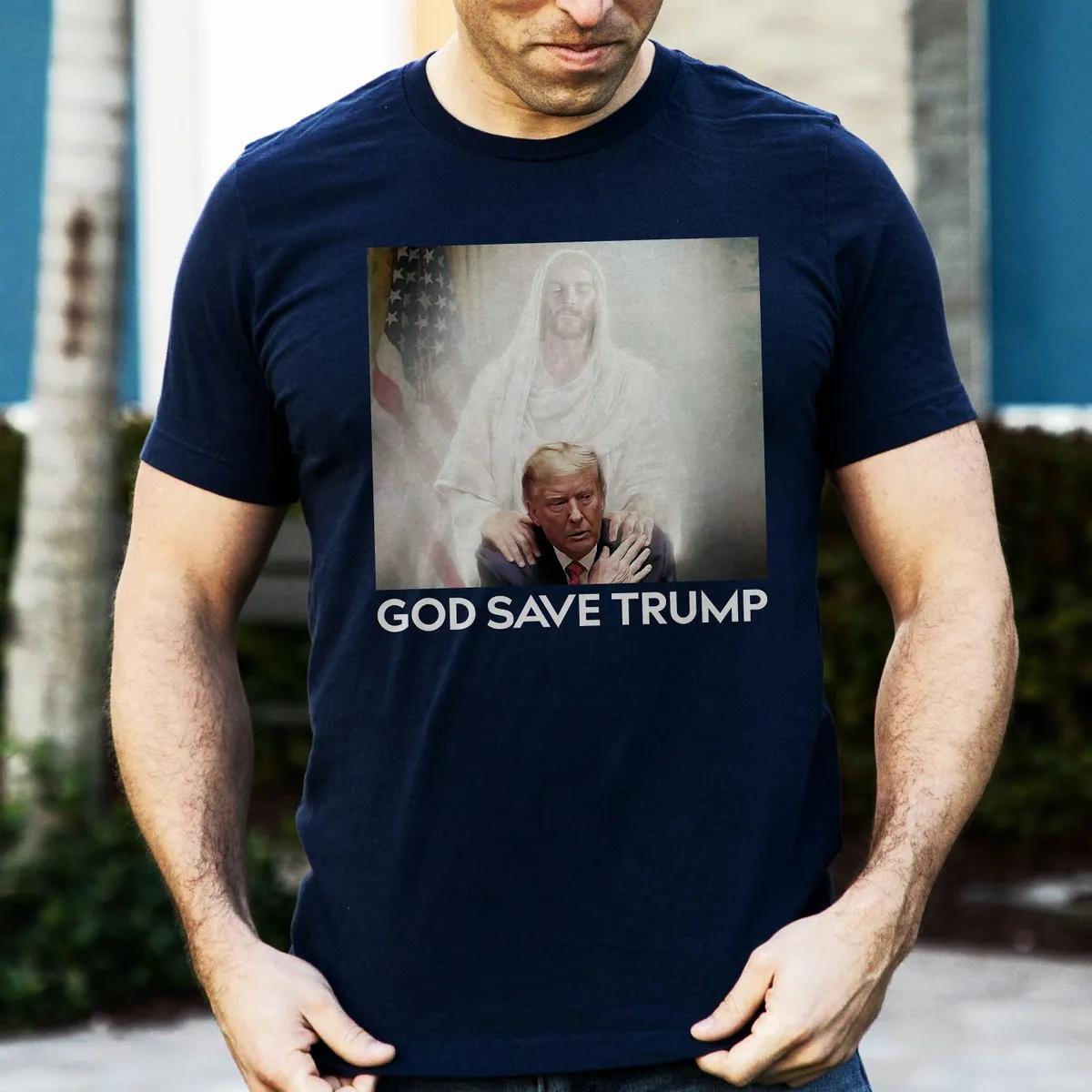 God Save Trump Shirt Fight Trump Tee 2 1