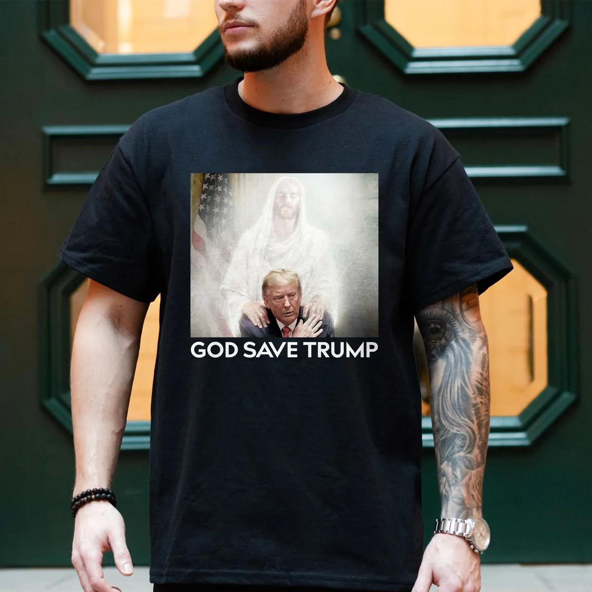 God Save Trump Shirt Fight Trump Tee 3 1