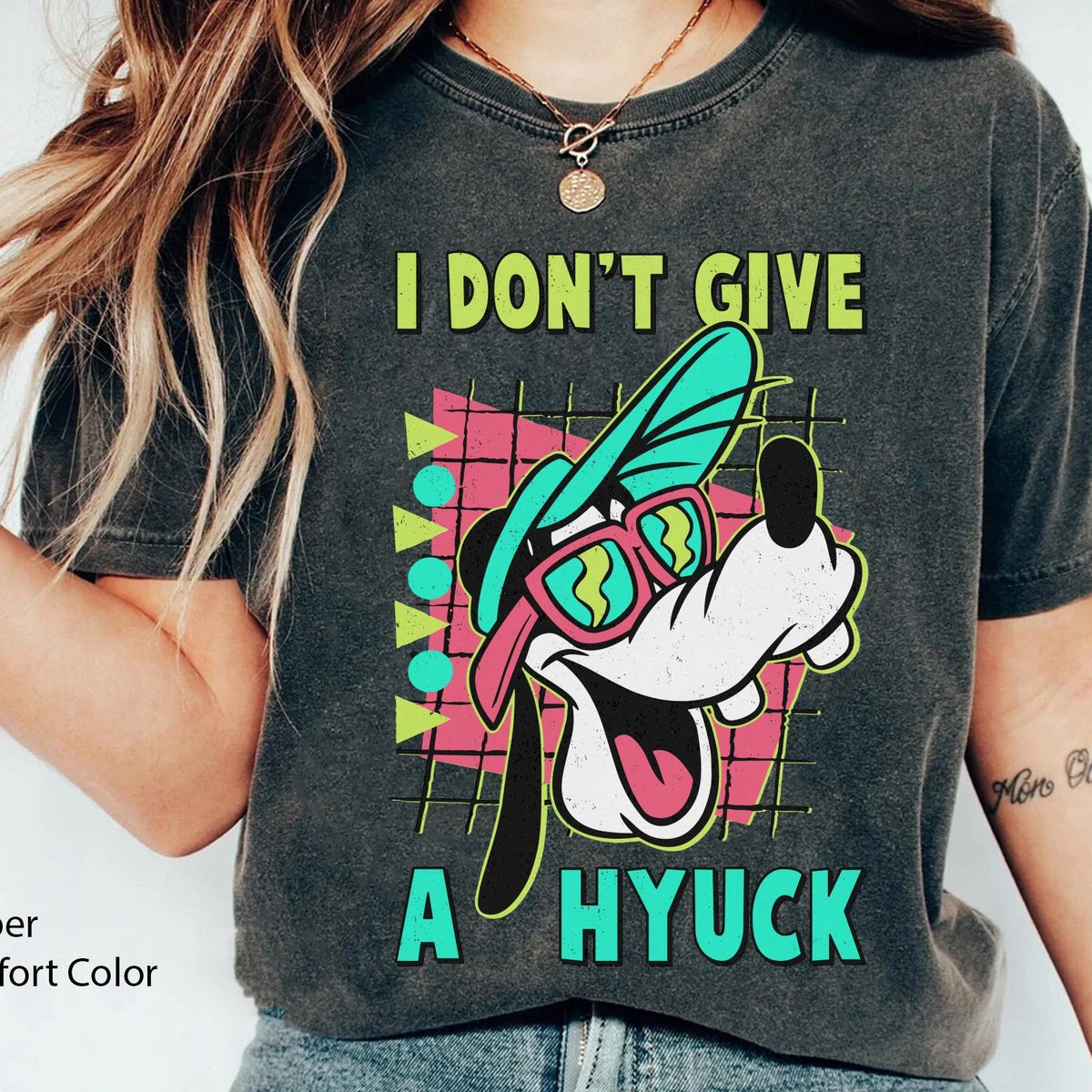 Goofy I Dont Give A Hyuck Disney Shirt 3