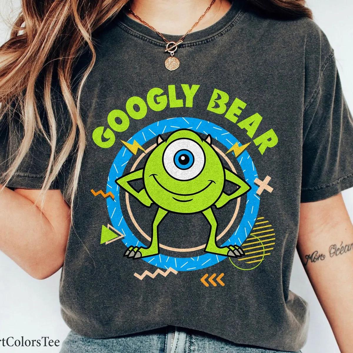 Googly Bear Monsters Inc Mike Wazowski 90s Retro Shirt 1