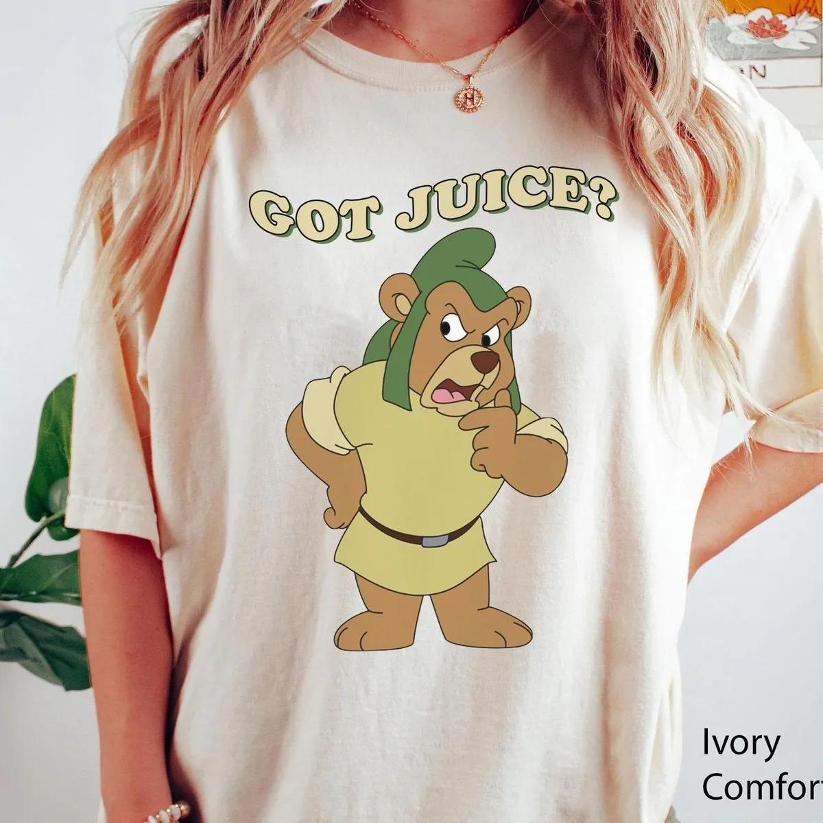 Gruffi Bear Got Juice Shirt Adventures of the Gummi Bears Tee 1