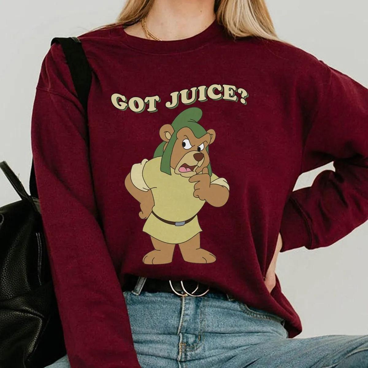 Gruffi Bear Got Juice Shirt Adventures of the Gummi Bears Tee 2