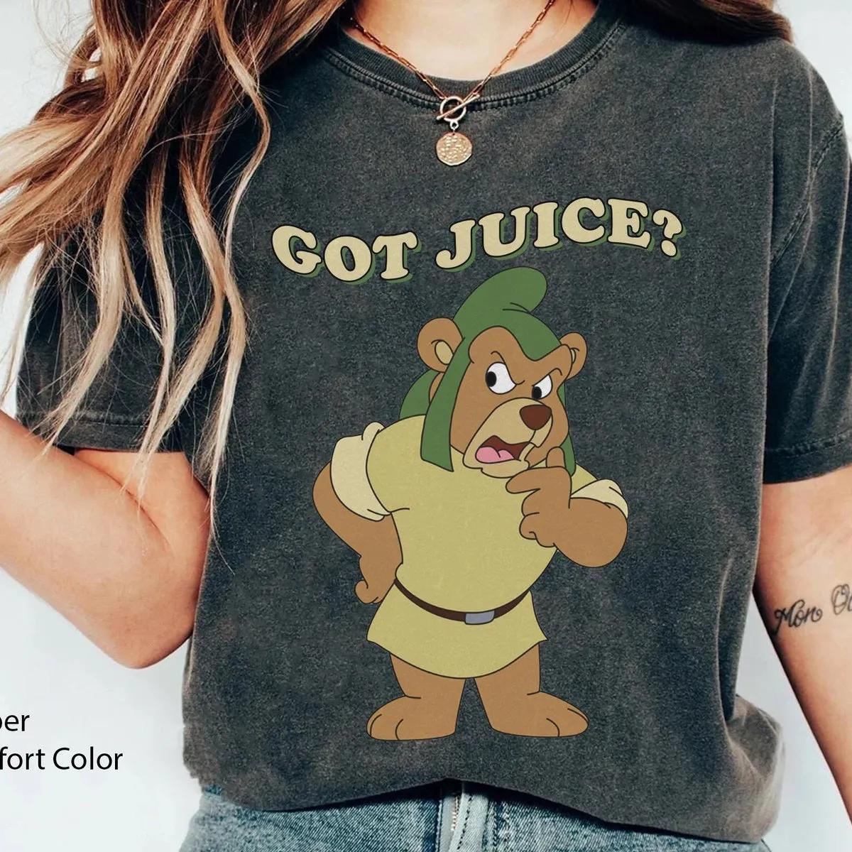 Gruffi Bear Got Juice Shirt Adventures of the Gummi Bears Tee 4