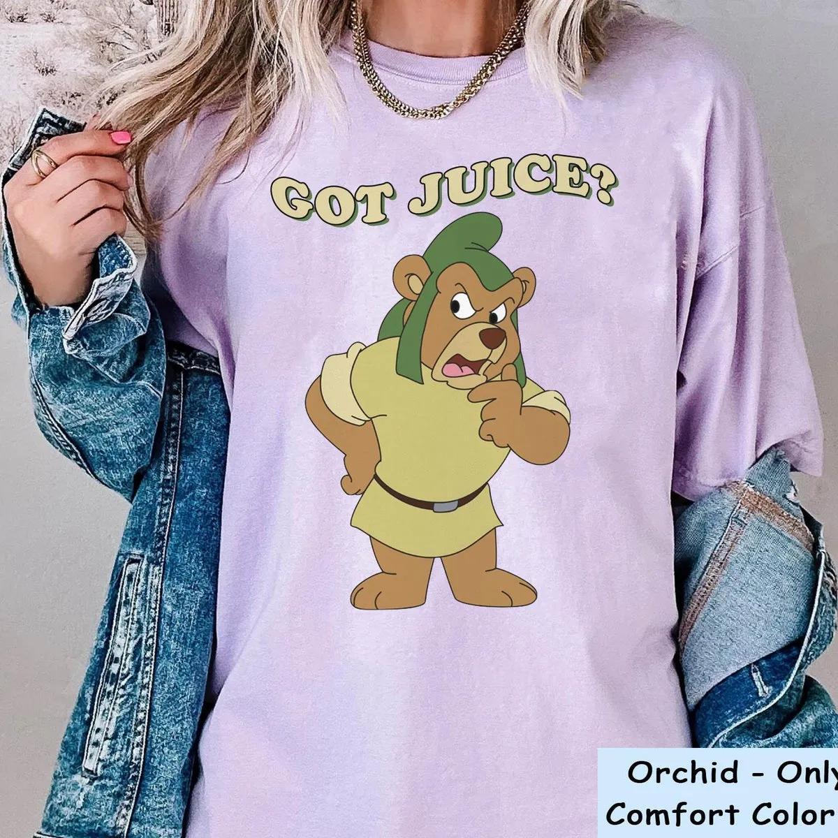 Gruffi Bear Got Juice Shirt Adventures of the Gummi Bears Tee 5