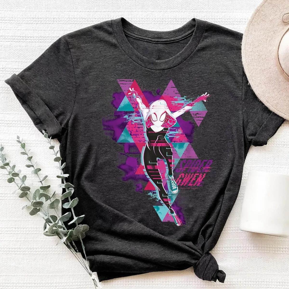 Gwen Glitch Spider Man Across the Spider Verse Shirt 3