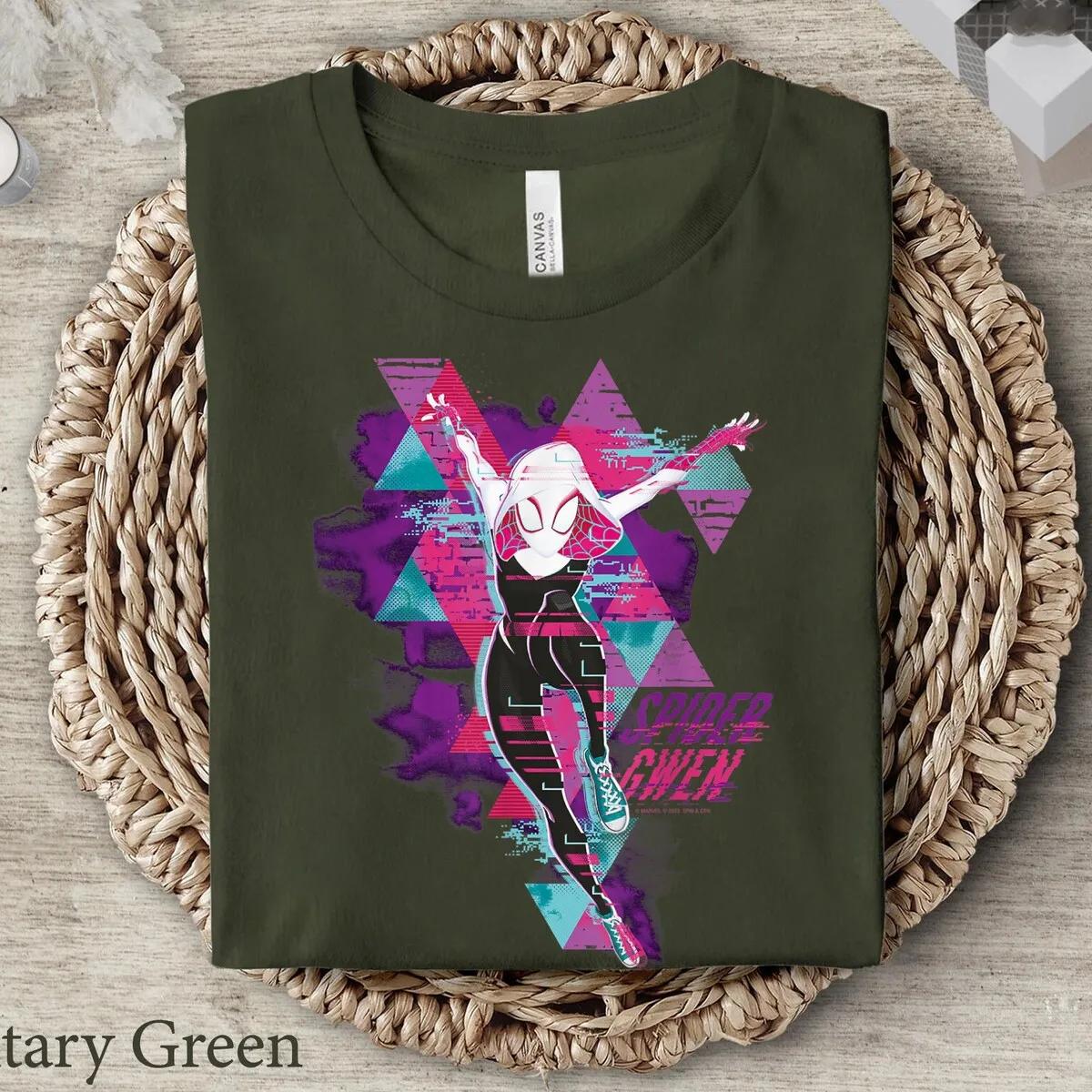 Gwen Glitch Spider Man Across the Spider Verse Shirt 4