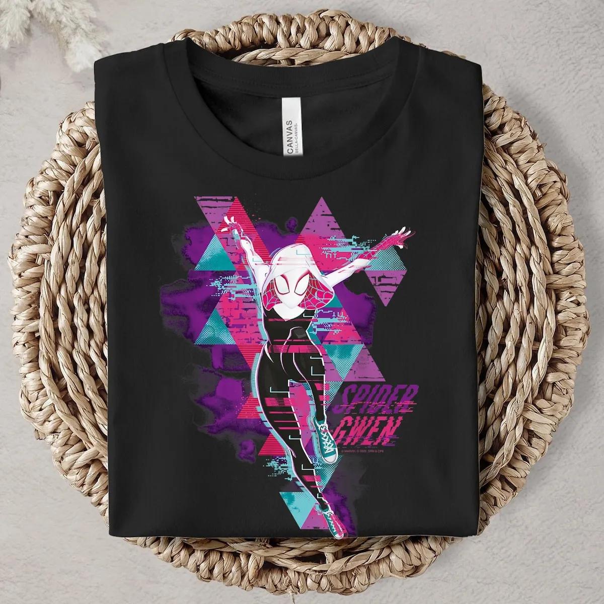 Gwen Glitch Spider Man Across the Spider Verse Shirt 5