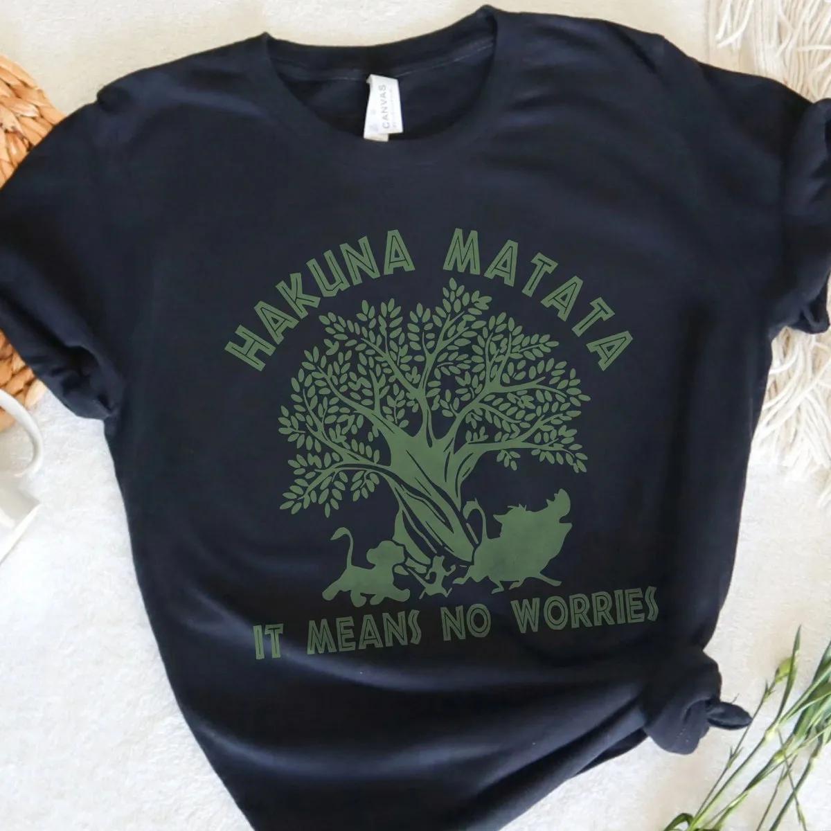 Hakuna Matata It Means No Worries Shirt 4