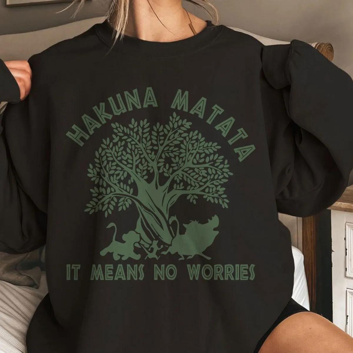 Hakuna Matata It Means No Worries Shirt 5