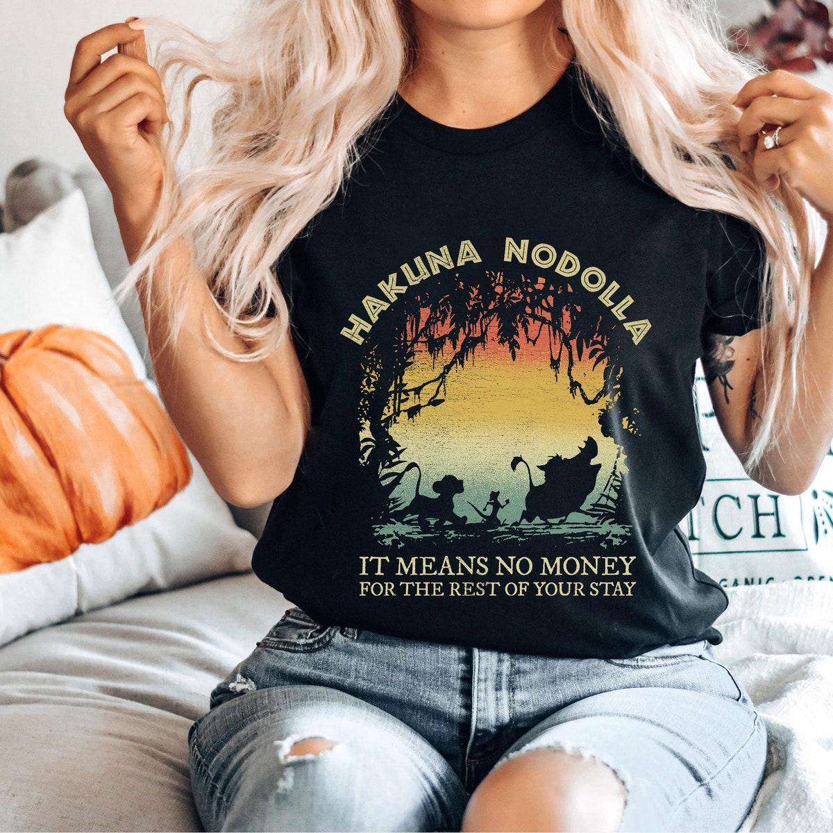 Hakuna Nodolla It Means No Money Lion King Shirt 1 1