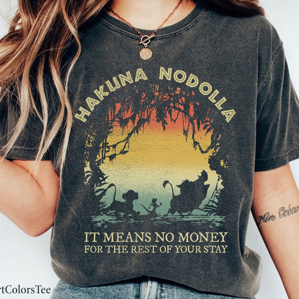 Hakuna Nodolla It Means No Money Lion King Shirt 2 1