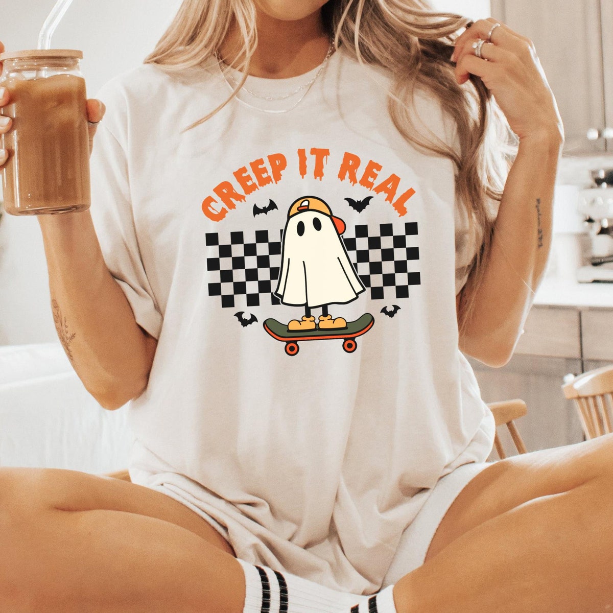 Halloween Cool Ghost Shirt 1 1